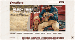 Desktop Screenshot of breedlove-guitars.de